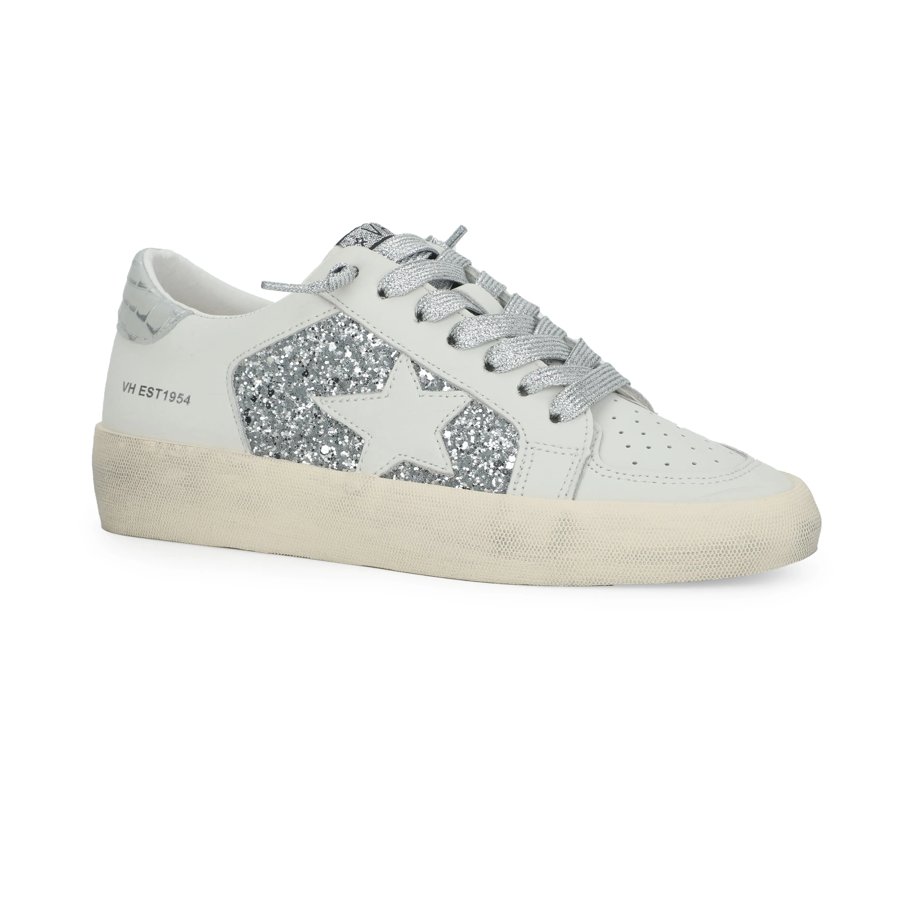 REFLEX 20 - WHITE GLITTER SILVER CROCO