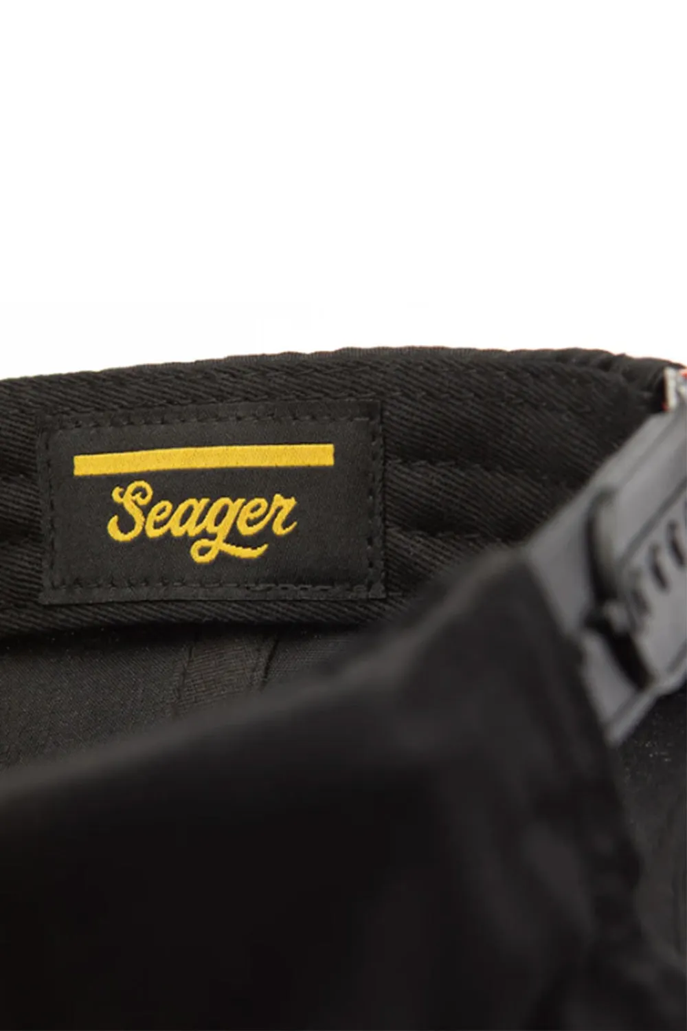 Seager Bradley Snapback Hat for Men in Black | MHS23BRADBLK