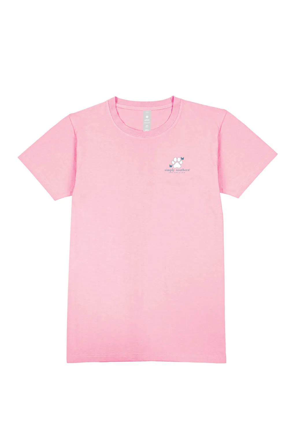 Simply Southern Youth Best Friend T-Shirt for Girls in Pink | YTH-SS-BF-FNCYCNDY