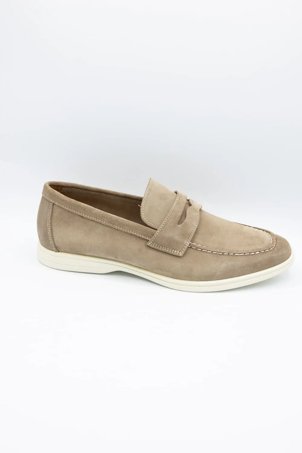 Steve Madden Laguna Suede Loafers for Men in Sand | LAGUNA-SAND