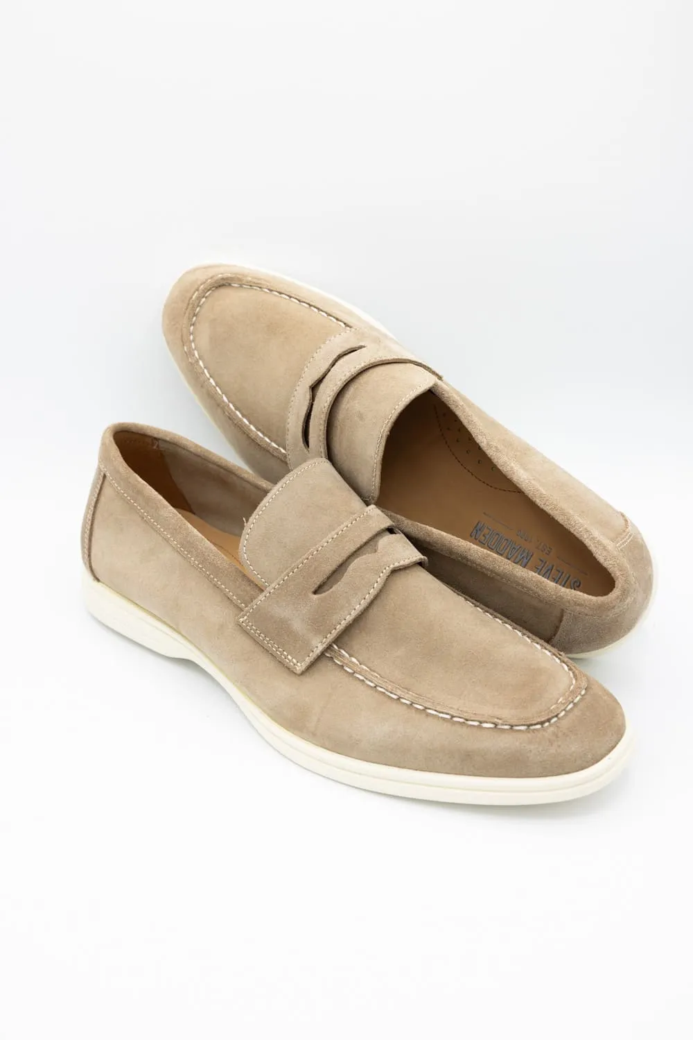 Steve Madden Laguna Suede Loafers for Men in Sand | LAGUNA-SAND