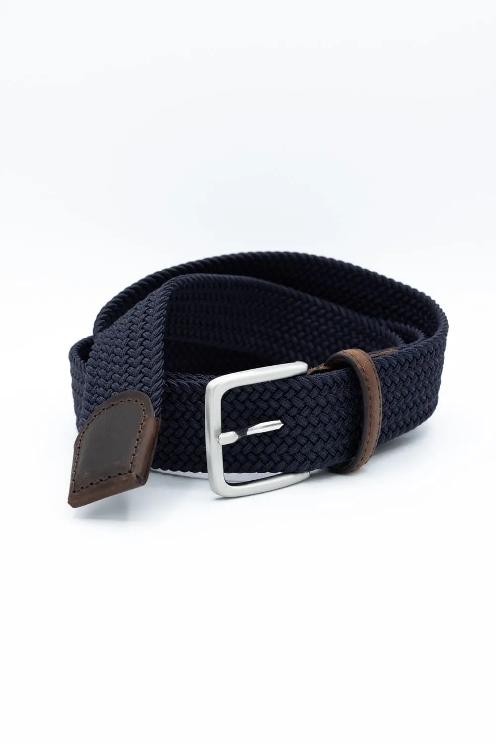 Stretch Elastic Belt for Men in Navy | 85247-NAVY
