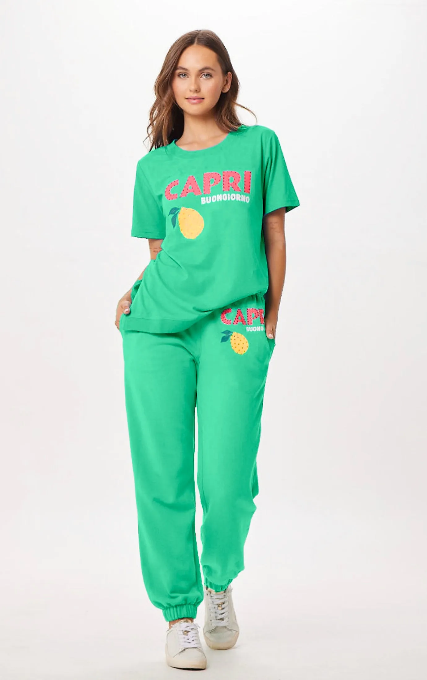 Surf Green Capri Jet Setter T-Shirt