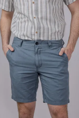 Union Isla Chino Linen 9” Shorts for Men in Gravity | H181R0M-GRAVITY