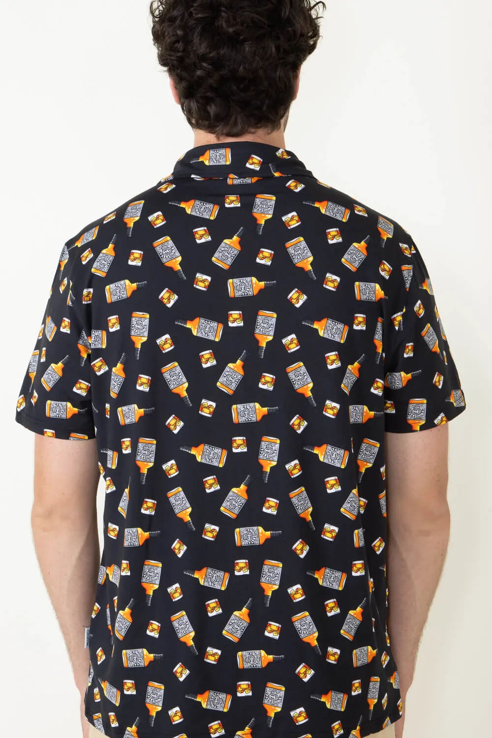 WearFirst Knit Black Jack Shirt for Men in Black Jack | K017A-BLACKJACK